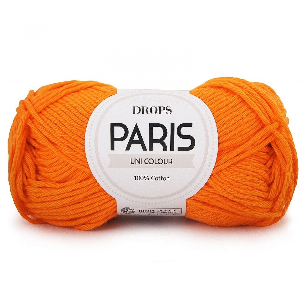 Afkorting overdrijven Probleem DROPS Paris 13 oranje - 100% Katoen • Breiwebshop.nl