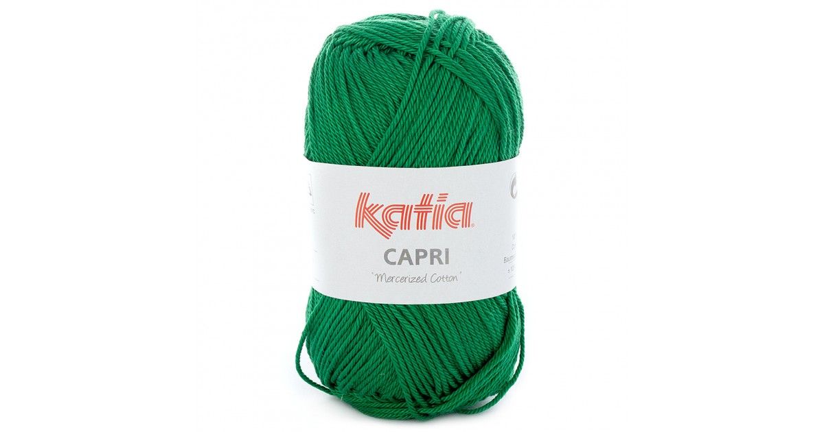 logo Rimpels Fractie KATIA Capri 82151 groen - Katoen Garen • Breiwebshop.nl