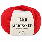 Lang Yarns Merino 120 - 60 rood - Merinowol Garen