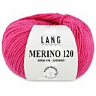 Lang Yarns Merino 120 - 85 pink - Merinowol Garen