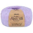 DROPS Brushed Alpaca Silk Uni Colour - 34 zoete orchidee - Wol Garen