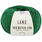 Lang Yarns Merino 120 - 417 groen - Merinowol Garen