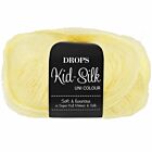 DROPS Kid-Silk Uni Colour - 52 limonade - Mohair Garen