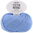 DROPS Cotton Merino Uni Colour - 30 zeeglas - Wol/Katoen Garen