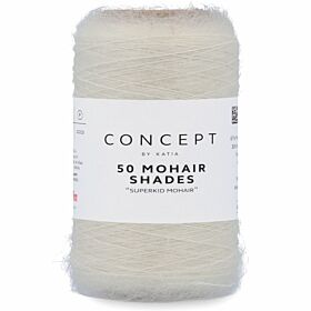 Katia Concept 50 Mohair Shades - 01 ecru - Mohair Garen