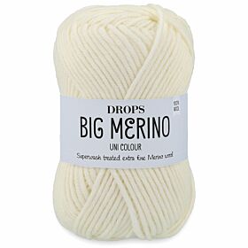 DROPS Big Merino 01 naturel / ecru (Uni Colour) - Wol Garen