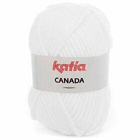 Katia Canada 01 wit - Dik 100% Acrylgaren
