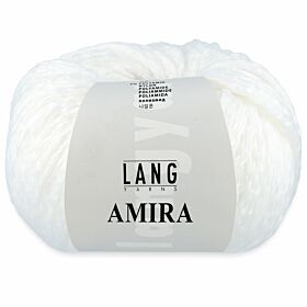 Lang Yarns Amira 01 wit - Katoen Garen