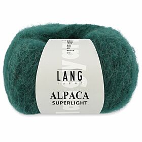 Lang Yarns Alpaca Superlight 18 donkergroen / legergroen - Wol Garen