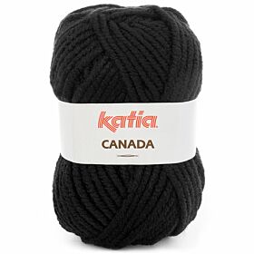 Katia Canada 02 zwart / black - Acrylgaren