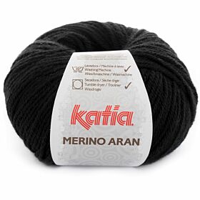 Katia Merino Aran 02 zwart - Merinogaren