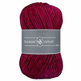 Durable Velvet 222 bordeaux - Chenille Garen