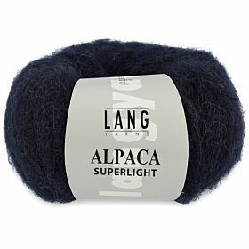 Lang Yarns Alpaca Superlight 25 marineblauw / navy - Wol Garen