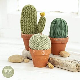 Breipatroon gebreide cactussen van Drops Merino Extra Fine - Breien