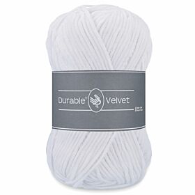 Durable Velvet 310 white - Chenille Garen