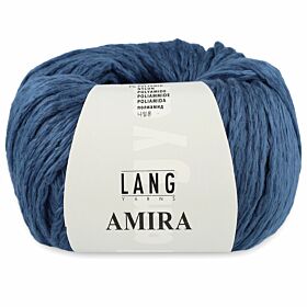 Lang Yarns Amira 32 blauw - Katoen Garen