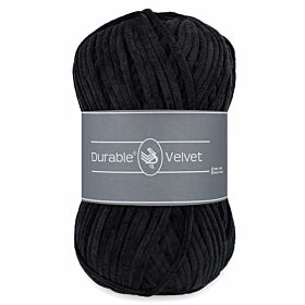 Durable Velvet 325 black - Chenille Garen