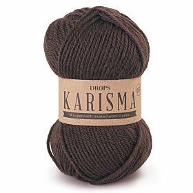 DROPS Karisma Uni Colour - 04 chocoladebruin - Wol & Garen