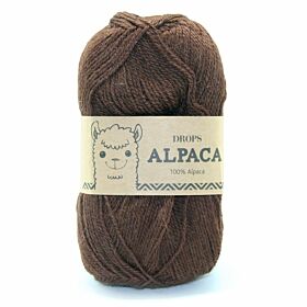 DROPS Alpaca Uni Colour - 403 bruin - Wol Garen 1