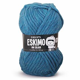 DROPS Snow / Eskimo Uni Colour - 05 turkoois - Wol & Garen