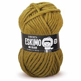 DROPS Snow / Eskimo Uni Colour - 06 olijfgroen - Wol & Garen