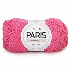 DROPS Paris Uni Colour - 06 cerise / pink - Katoen Garen