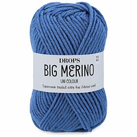 Drops Big Merino 07 denimblauw / jeans (Uni Colour) - Wol Garen