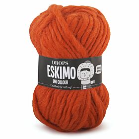 DROPS Snow / Eskimo Uni Colour - 07 oranje - Wol & Garen