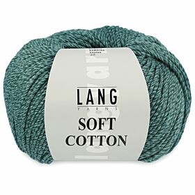 Lang Yarns Soft Cotton 74 petrol / atlantic - Katoen Garen