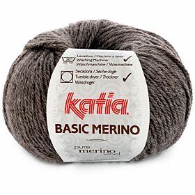 Katia Basic Merino 08 donkerbruin - Wol/Acryl Garen