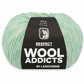 WoolAddicts Respect 91 mintgroen - Merino/Alpaca Garen