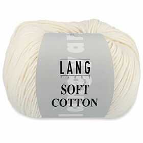 Lang Yarns Soft Cotton 94 naturel / offwhite / gebroken wit / ecru - Katoengaren