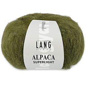 Lang Yarns Alpaca Superlight 98 olijfgroen - Wol Garen