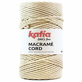 Katia Macramé Cord 100 ecru / gebroken wit / naturel - Katoen Garen