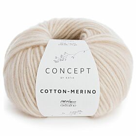 Katia Concept Cotton-Merino 101 lichtbeige - Katoen/Merino Garen