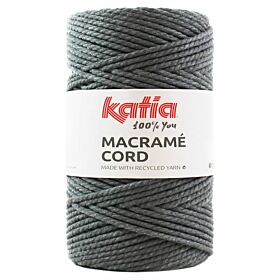 Katia Macramé Cord 103 donkergrijs - Katoen Garen