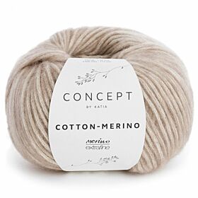 Katia Concept Cotton-Merino 104 beige - Katoen/Merino Garen