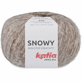 Katia Snowy - 104 bleekbruin - Garen met Pluche Look