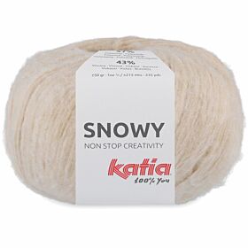 Katia Snowy 105 beige - Garen met Pluche Look