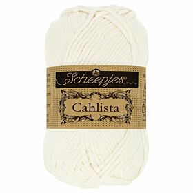 Scheepjes Cahlista - 105 bridal white - Katoen Garen