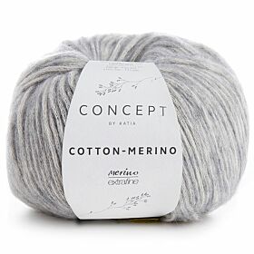 Katia Concept Cotton-Merino 106 lichtgrijs - Katoen/Merino Garen