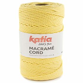 Katia Macramé Cord 112 zachtgeel - Katoen Garen