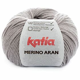 Katia Merino Aran 12 lichtgrijs - Merinogaren