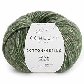 Katia Concept Cotton-Merino 122 bosgroen - Katoen/Merino Garen