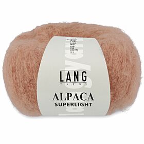 Lang Yarns Alpaca Superlight 128 zalm - Wol Garen