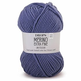 DROPS Merino Extra Fine Uni Colour - 13 denimblauw - Wol & Garen