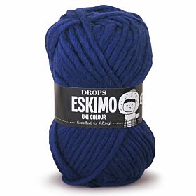 DROPS Snow / Eskimo Uni Colour - 15 donkerblauw - Wol & Garen