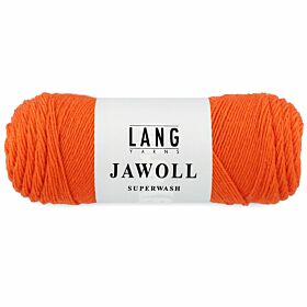 Lang Yarns Jawoll Superwash 159 mandarijn oranje - Sokkenwol Garen