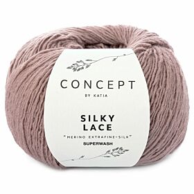 Katia Concept Silky Lace 172 heide - Merino/Zijde Garen