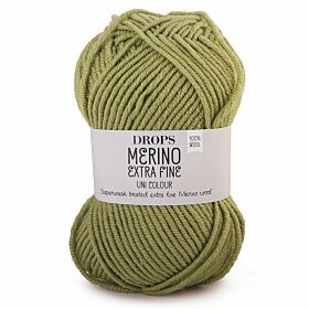 DROPS Merino Extra Fine Uni Colour - 18 appelgroen - Wol & Garen
